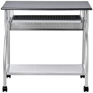 Safco SOHO Mobile Workstation, Anthricite, Metallic Gray