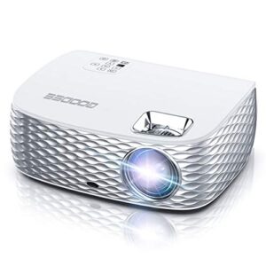 Projector, GooDee HD Video Projector Native 1920x1080P, Outdoor Movie Projector 9500L 300'' Touch Keys Home Theater Projector with 50000 Hrs Lamp Life, Support Fire TV Stick/PS4/HDMI/iOS /Android
