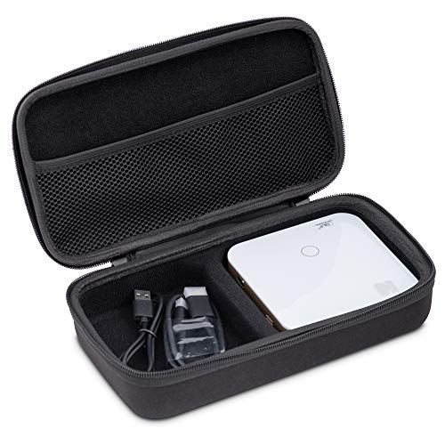 EVA Mini Projector Case Soft-Molded Hard-Shell Carry Bag for KODAK Luma 350 Only Portable Projector Shockproof, Dustproof & Water-Resistant Travel Protection Black