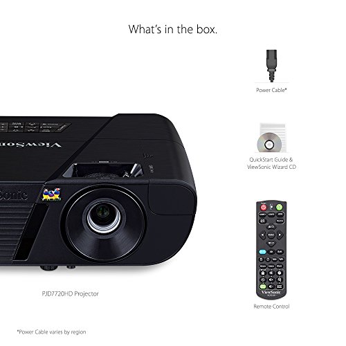 ViewSonic PJD7720HD 3200 Lumens 1080p HDMI Home Theater Projector