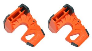 wedge-it – the ultimate door stop – orange (2 pack)