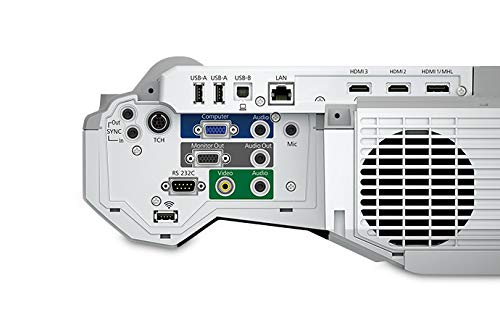 Epson V11H728022 BrightLink 696Ui LCD Projector, White