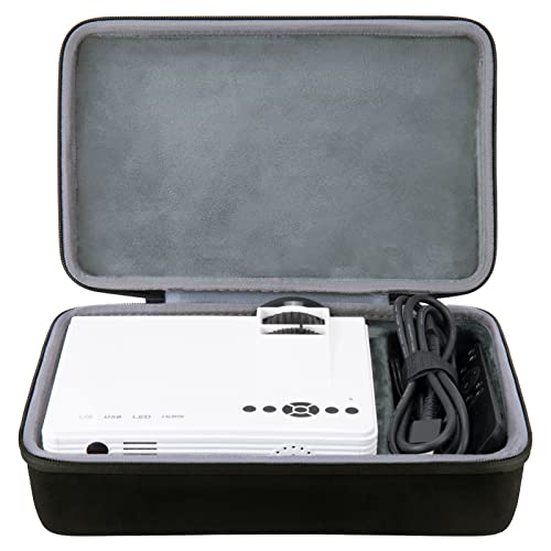 co2CREA Hard Case Replacement for AuKing Projector 2023 Upgraded Mini Projector 7500 lumens Multimedia Home Theater Video Projector