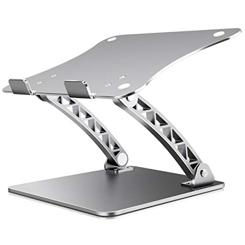 B-Land Laptop Stand, Adjustable Laptop Holder Laptop Riser Aluminum Notebook Computer Holder Stand Compatible with MacBook, Air, Pro, Dell XPS, Samsung, Lenovo, Alienware All Laptops 11-17"