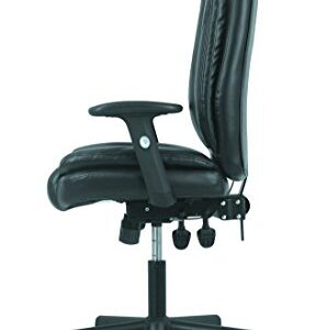 Sadie High-Back Leather Office/Computer Chair - Ergonomic Adjustable Swivel Chair with Lumbar Support (HVST331)