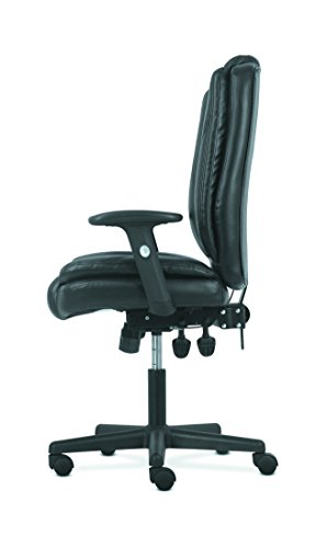 Sadie High-Back Leather Office/Computer Chair - Ergonomic Adjustable Swivel Chair with Lumbar Support (HVST331)