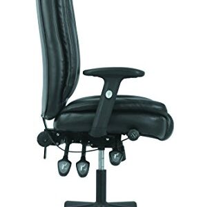 Sadie High-Back Leather Office/Computer Chair - Ergonomic Adjustable Swivel Chair with Lumbar Support (HVST331)