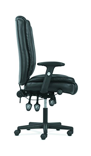 Sadie High-Back Leather Office/Computer Chair - Ergonomic Adjustable Swivel Chair with Lumbar Support (HVST331)