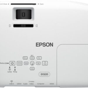 Epson EX3220, SVGA, 3000 Lumens Color Brightness (color light output), 3000 Lumens White Brightness, 3LCD Projector