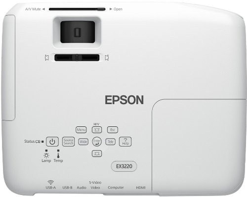 Epson EX3220, SVGA, 3000 Lumens Color Brightness (color light output), 3000 Lumens White Brightness, 3LCD Projector