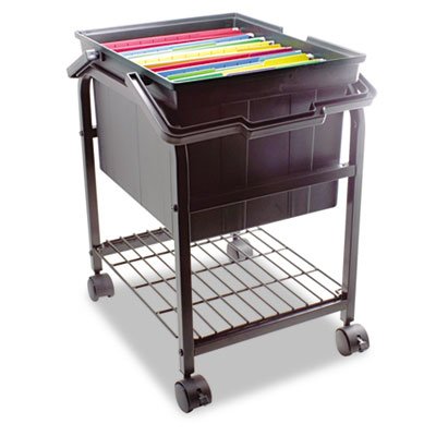 Heavy-Duty File Shuttle, 17 1/8w x 14 1/4d x 20h, Black