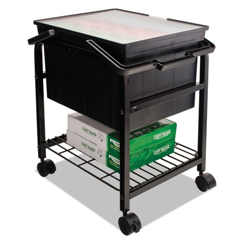 Heavy-Duty File Shuttle, 17 1/8w x 14 1/4d x 20h, Black