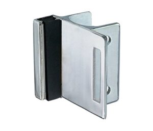 harris hardware tp5310 inswing door strike & keeper die cast zamac chrome plated finish for 1-1/4 in. rounded edge pilaster (1/pack)