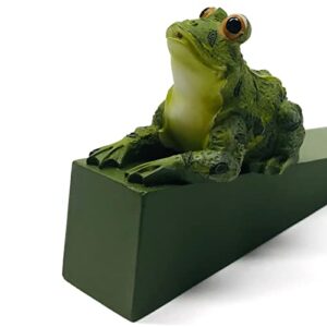 BOOMLATU Resin Vivid Cute Door Stopper, Frog Door Stop for Home, Office and Garden