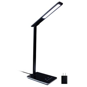 kingwin desk lamp led for bedrooms with usb phone charging desk or office table lamp for dorm room essentials, desk accessories, office desk, college dorm room accessories