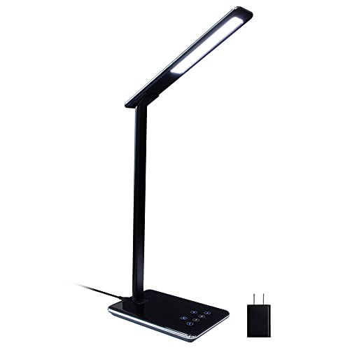 Kingwin Desk Lamp LED For Bedrooms With USB Phone Charging Desk Or Office Table Lamp For Dorm Room Essentials, Desk Accessories, Office Desk, College Dorm Room Accessories