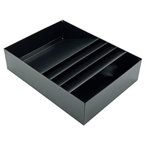 Steel Stationery Holder For Drawer 3, 4 or 5 Compartment Metal - You Choose (3 Compartment)