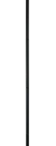 Cal Lighting BO-213-BK Floor Lamp with Smokey Glass Shades, Black Finish