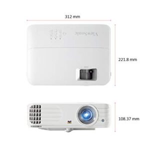 ViewSonic PX701HD 1080p Projector, 3500 Lumens, SuperColor, Vertical Lens Shift, Dual HDMI, Enjoy Sports and Netflix Streaming with Dongle