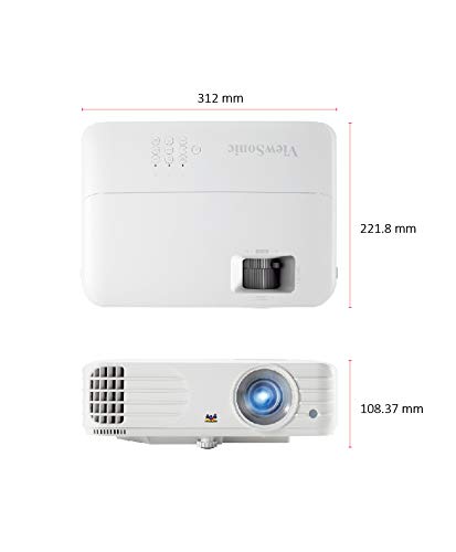 ViewSonic PX701HD 1080p Projector, 3500 Lumens, SuperColor, Vertical Lens Shift, Dual HDMI, Enjoy Sports and Netflix Streaming with Dongle