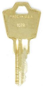 hon 107r replacement keys: 2 keys