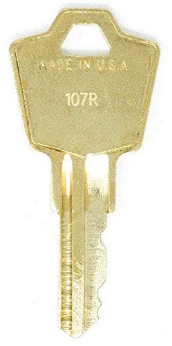 HON 107R Replacement Keys: 2 Keys