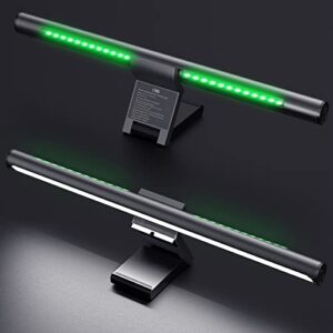 computer laptop monitor light bar ,8w usb working rgb lamp , dual light desk lamp , touch control & stepless dimming & hue adjustment, home office desk light, gift for your family and friends