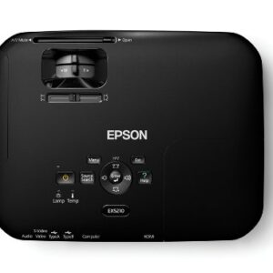 Epson EX5210 Projector (Portable XGA 3LCD, 2800 lumens color brightness, 2800 lumens white brightness, HDMI, rapid setup)