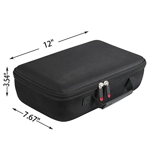 Hermitshell Hard Travel Case for DRJ Professional 7500Lumens Mini Projector (Black)