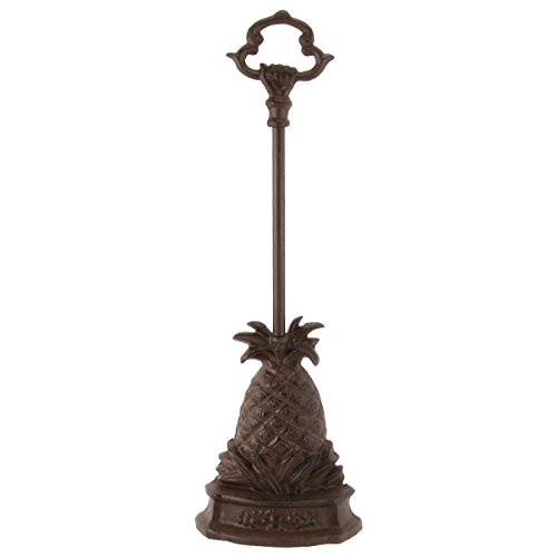 Treasure Gurus Heavy Cast Iron Pineapple Door Porter Door Stop with Carry Handle