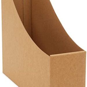 Horizon Flat Packed File & Magazine Holder 3.5"x11.5"x9.5" Cardboard B260 Brown - (Pack of 8)