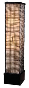 kenroy home 32250brz trellis outdoor floor lamp with black finish, casual style, 51″ height, 11″ width, 11″ depth