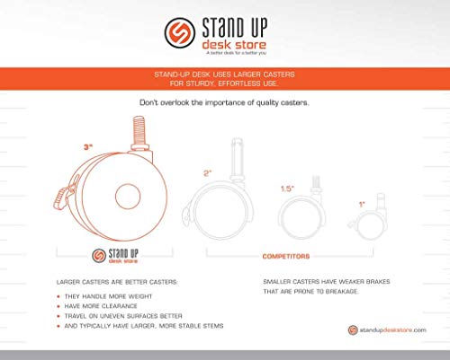 S STAND UP DESK STORE Crank Adjustable 2-Tier Standing Desk with Heavy Duty Steel Frame-Silver Frame/Dark Walnut Top, 60 inch Wide