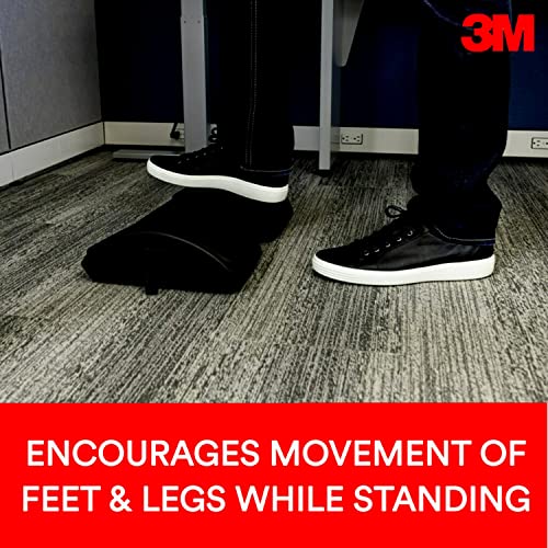 3M Foot Rest for Standing Desks, Help Reduce Leg and Foot Fatigue, Black (FR200B)