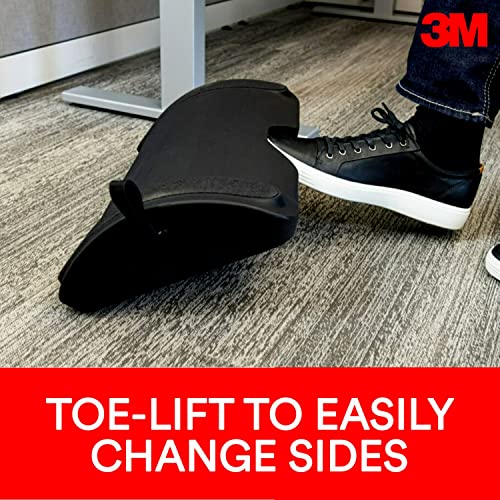 3M Foot Rest for Standing Desks, Help Reduce Leg and Foot Fatigue, Black (FR200B)