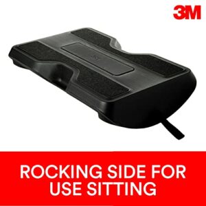 3M Foot Rest for Standing Desks, Help Reduce Leg and Foot Fatigue, Black (FR200B)