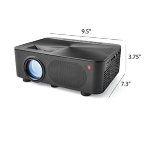 Onn 720p LCD Home Theater Projector Black 1280 x 720 Resolution Aspect Ratio: 16:9, 4:3 Project up to 150 inches - 100020900