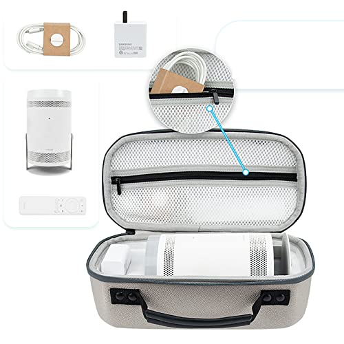 YipuVR Compatible with Samsung The Freestyle Projector Case, EVA Storage Case Box for Samsung 30”- 100” The Freestyle Smart Portable Projector 360° Protective Travel Bag