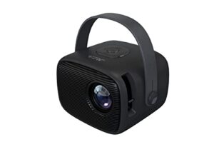 rca rpj264 portable home theater projector – premium quality – white brightness – projector compatible with pc, tv box, ps4- hdmi/usb/vga- (black)