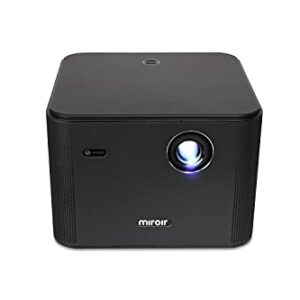 Miroir M1200S Smart TV, Native 1080p Projector,4K Input, 1000 LED Lumens