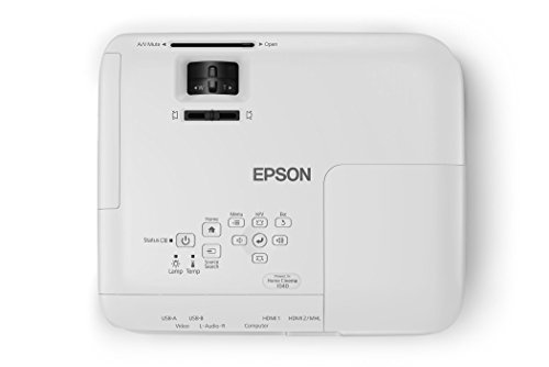 Epson Home Cinema 1040 1080p, 2x HDMI (1 MHL), 3LCD, 3000 Lumens Color and White Brightness Home Theater Projector