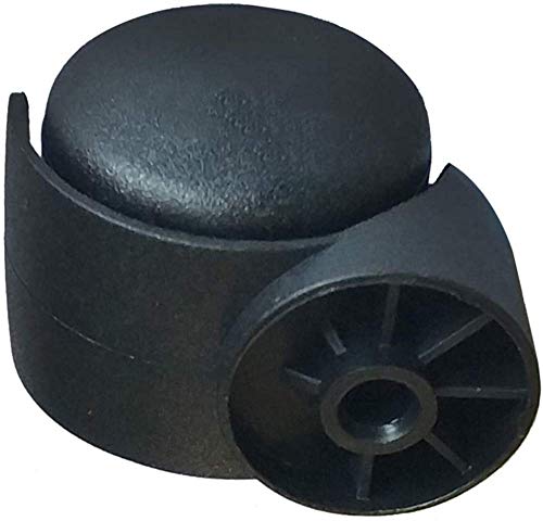 2 Inch Black Silent Stemless Caster, Furniture Casters, Replacement Swivel Chair Accessories, for Office Chair Casters, 5pcs, 150kg Capacity