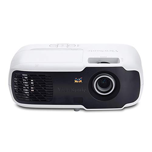 ViewSonic PA502S 3500 Lumens High Brightness SVGA Projector for Home and Office with HDMI and Optical Zoom,Black/white