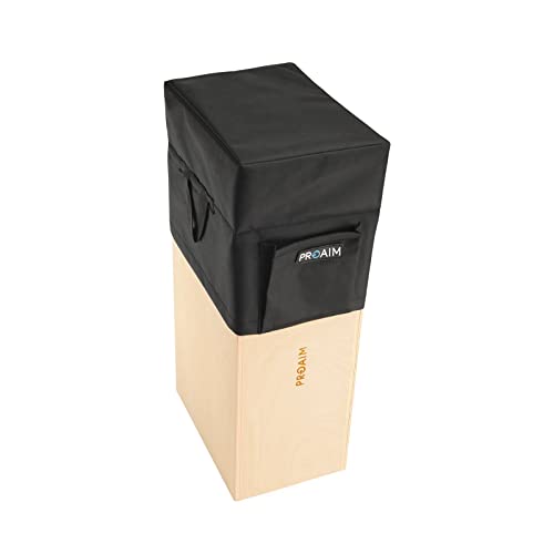 PROAIM Comfort Cushion Seat for Vertical Apple Box. Turns The Hard Box into a Comfy Chair. Give Your Crew The Comfort They Deserve. Soft, Durable and Easy to Carry (AB-FL-VCN)