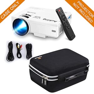 Aproca Hard Travel Storage Case, for AuKing Mini PArojector 2022 / TMY Projector 7500 Lumens Portable Video-Projector