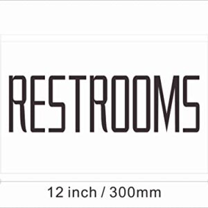 120015 Toilet Restrooms Washroom Lounge Bathroom For Restaurant Cafe Shop Mall Bar Display LED Light Neon Sign (12" X 8", Blue)