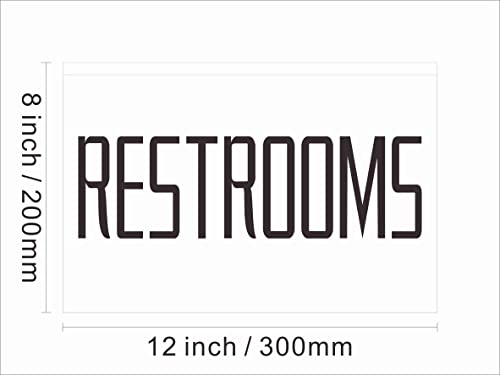 120015 Toilet Restrooms Washroom Lounge Bathroom For Restaurant Cafe Shop Mall Bar Display LED Light Neon Sign (12" X 8", Blue)