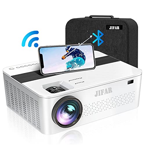 Native 1080p Projector with a Bag,10000 Lux 4k Projector for Outdoor Movies with 450" Display,Support Dolby & Zoom,Compatible with TV Stick,HDMI,VGA.USB,Smartphone,PC