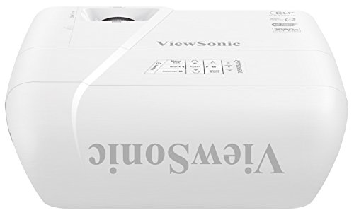 ViewSonic 3200 Lumens Full HD 1080p Shorter Throw Home Theater Projector with 3D DLP and HDMI, Stream Netflix with Dongle (PJD7828HDL)