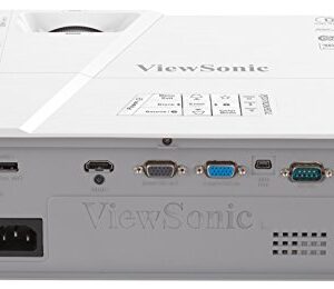 ViewSonic 3200 Lumens Full HD 1080p Shorter Throw Home Theater Projector with 3D DLP and HDMI, Stream Netflix with Dongle (PJD7828HDL)